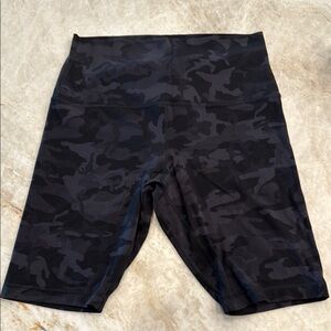 Lululemon Black Camouflage Shorts